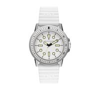 Orologio Uomo ARMANI EXCHANGE LEONARDO AX1850 Silicone Bianco NEW