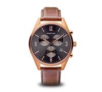 BERING Uomo Analogico Quarzo Classic Orologio con Cinturino in Pelle di vitello Cinturino e Vetro zaffiro 10542-562