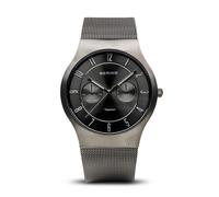 BERING Uomo Analogico Quarzo Titanium Orologio con Cinturino in Acciaio inossidabile Cinturino e Vetro zaffiro 11939-077