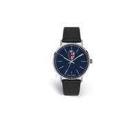 Orologio Uomo BOLOGNA FC P-BA8418XB1 Pelle Nero Blu OFFICIAL