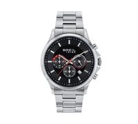 Breil Orologio Uomo Kart Chrono Gent 43 mm – Cronografo Acciaio 316L Quadrante Nero