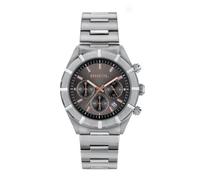Breil B12H TW2023 Men's Chronograph - Grey Sunray Dial, Rose Gold Accents, 42mm Steel