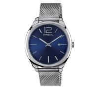 Orologio Uomo BREIL CLUBS TW1714 Acciaio Maglia Milanese Mesh Silver Blu NEW