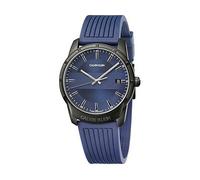 Orologio Uomo CK CALVIN KLEIN EVIDENCE K8R114VN Silicone Blu Nero SWISS MADE