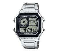 Orologio Uomo Casio Acciaio Illuminator Giappone AE-1200WHD-1AJF Import