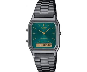 Orologio Uomo Casio AQ-230EGG-3AEF Acciaio Ana-Digi Quadrante Verde Vintage
