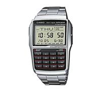 Orologio Uomo Casio DATABANK CALCULATOR STEEL Nero Argentato