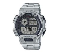 Orologio Uomo Casio ILLUMINATOR WORLDTIME Nero Argentato [Ø 48 mm]