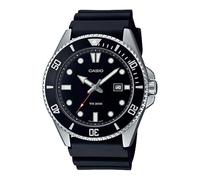 Orologio Uomo CASIO MDV-107-1A1VEF Silicone Nero Sub 200mt