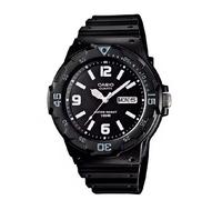 Orologio uomo CASIO mod. MRW-200H-1B2VDF Analogico in resina nero day/date 43mm