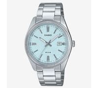 Orologio Uomo Casio MTP-1302DA-2A2 Quadrante Blu Ghiaccio Acciaio Inox Argent...
