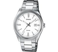 Orologio Uomo CASIO MTP-1302PD-7A1 Bracciale Acciaio Classico Vintage Bianco