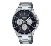 Casio Placcato Ionico Acciaio Inossidabile MTP-1374D-1A3V 50M Orologio da Uomo