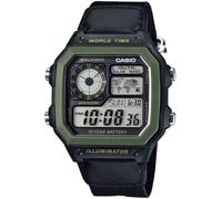 Casio AE-1200WHB-1BVDF AE-1200WHB-1B - Orologio da polso da uomo, cinturino in nylon colore nero