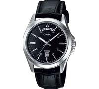 Orologio Uomo Casio Pelle Timeless Solo tempo Nero MTP-1370L-1AVDF