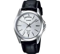Orologio Uomo Casio Pelle Timeless Solo tempo Nero MTP-1370L-7AVDF