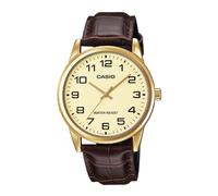 Orologio Uomo CASIO ref.MTP-V001GL-9BUDF acciaio cinturino in pelle Marrone 38mm