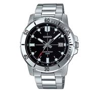 Orologio Uomo CASIO ref. MTP-VD01D-1EVUDF acciaio Quadante nero 43mm con datario
