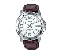 Orologio Uomo CASIO ref. MTP-VD01L-7BVUDF acciaio cinturino in pelle 45mm WR