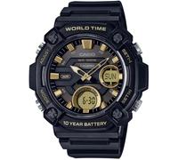 Casio Youth Analog Digital Resin Black Dial Quartz AEQ-120W-9AV 100M Men's Watch