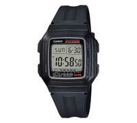 Orologio Uomo Casio Vintage Resina Nero Multifunzione F-201WA-1ADF