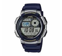 Orologio Uomo Casio WORLD TIME ILLUMINATOR - 5 ALARMS, 10 YEAR BATTERY Nero G
