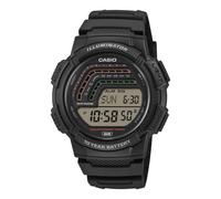 Casio Orologio Uomo Digitale Multifunzione WS-1800-AVEF, Nero, Illuminator, 10 Anni Batteria, WR100M