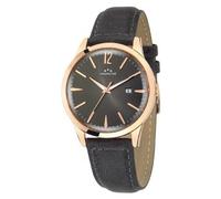 OROLOGIO UOMO CHRONOSTAR MODELLO ENGLAND GENT,QUADRANTE NERO,CASSA ORO ROSA 42mm