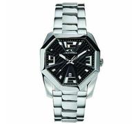 Orologio Uomo Chronotech RW0083 Nero Argentato