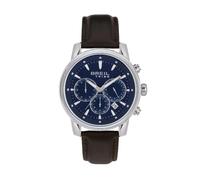 Breil Orologio analogico 'Caliber' blu scuro / marrone scuro / argento, Taglia One Size