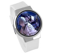 Orologio Uomo,Creativo Touch Screen Led Orologio Spada Flurry Danza Anime Circostante Impermeabile Luminoso Orologio Elettronico Regalo Di Compleanno C