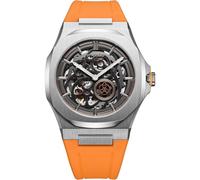 Orologio D1 Milano Slice Orange Skeleton Rubber SKRJ16 Arancione 00