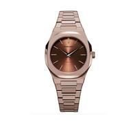 D1 Milano Orologio da donna analogico quadrante marrone-UTBL15, marrone, cinturino