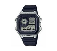 OROLOGIO UOMO DIGITALE WATERPROOF 1200WH CINTURINO ELASTICO NERO AE 1CVEF