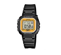 Orologio Uomo Donna Casio mod. LA-20WH-9ADF in gomma Nero con luce e sveglia