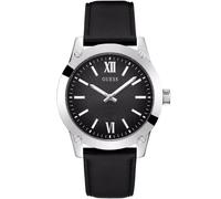 Orologio Uomo GUESS CRESCENT GW0628G1 Pelle Nero