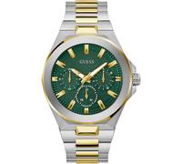 Orologio Uomo GUESS DASHBOARD GW0798G3 Acciaio Bicolor Gold Dorato Verde