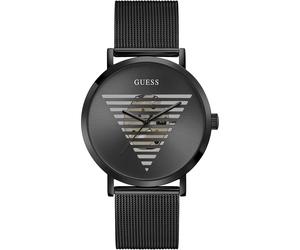 Orologio Uomo GUESS IDOL GW0502G2 Bracciale Acciaio Nero Mesh Maglia Milanese