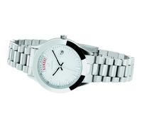 Orologio Uomo HOOPS LUXURY DAY DATE 2620M-S01 Bracciale Acciaio Bianco