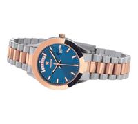 Orologio Uomo HOOPS LUXURY DAY DATE 2620MSRG03 Acciaio Bicolor Rosè Blu