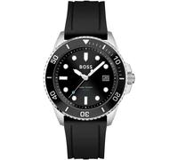 Orologio Uomo HUGO BOSS ACE 1513913 Silicone Nero Sub 200mt