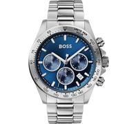 Orologio Uomo HUGO BOSS B HERO 1513755 Chrono Bracciale Acciaio Blu