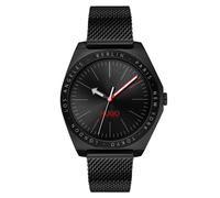 Orologio Uomo HUGO BOSS BUSINESS 1530108 Bracciale Acciaio Mesh Nero