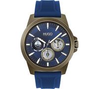 Orologio Uomo HUGO BOSS CASUAL 1530130 Multifunzione Silicone Blu