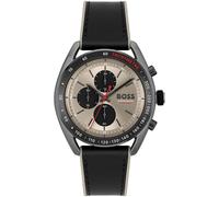 Orologio Uomo HUGO BOSS TOP 1514024 Chrono Silicone Nero Beige