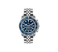 Orologio Uomo LORENZ 26167DD Chrono Bracciale Acciaio Blu