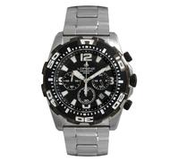 Orologio Uomo LORENZ 26171BB Chrono Bracciale Acciaio Nero