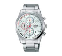 OROLOGIO UOMO LORUS CRONOGRAFO QUADRANTE STILE FIBRA CARBONIO BRACCIALE ACCIAIO