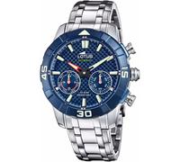 Lotus Orologio Modello 18810/3 della Collezione Connected, Cassa 45 mm Blu con Cinturino in Acciaio da Uomo