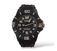 Orologio uomo Lowell Abyss Subacqueo Sub 20 ATM 200m plastica e silicone Nero